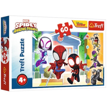 Puzzle 60 W świecie Spiday'a Trefl