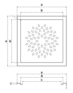 ЧЕРНЫЙ СТОК СОРТА LONDON LUX 200MM TEBO