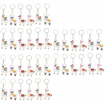 Alpaca Trinket Keychain Assorted 72 Pcs