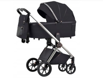 Wózek dla dziecka CARRELLO Ultra CRL-6525 2w1 Night Black