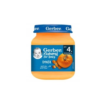 GERBER NATURAL PUREE Z DYNI 125 G
