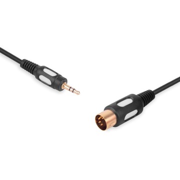 Kabel Wtyk Jack 3,5mm - Wtyk DIN VITALCO 3,0 m