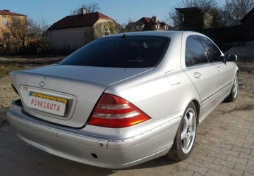 Mercedes Klasa S W220 Sedan 3.2 V6 (320) 224KM 2001 Mercedes-Benz Klasa S AUTOMAT Okazja 3.2 Benzyna 224KM, zdjęcie 12