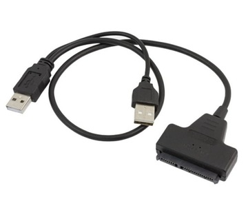 Адаптер USB 2.0 для накопителей SATA 2,5 дюйма и 3,5 дюйма.
