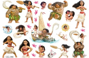 Tatuaże zmywalne dla dzieci VAIANA CG390