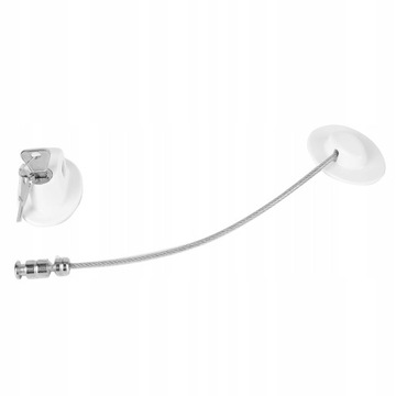 ЗАМОК БЕЗОПАСНОСТИ ДЛЯ ДЕТЕЙ, ЗАМКИ ДЛЯ ХОЛОДИЛЬНИКА БЕЗ ОТВЕРСТИЙ, БЕЛЫЕ