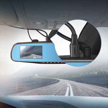 Кабель Ugreen USB-mini USB 0,5м черный - US132, 480 Мбит/с