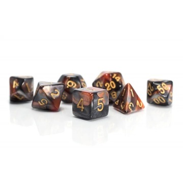 KOPALNIA W GÓRNICZEJ DOLINIE ZESTAW 7 KOŚCI KOSTEK RPG
