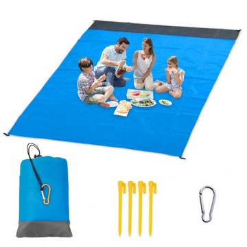 ОДЕЯЛО ДЛЯ ПИКНИКА ВОДОНЕПРОНИЦАЕМЫЙ КОВРИК ДЛЯ ПИКНИКА 200x210см
