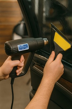 ЭЛЕКТРИЧЕСКАЯ ТЕПЛОВАЯ ПИСТОКА 2000ВТ, РЕГУЛИРУЕМАЯ, 230В, 2 МЕХАНИЗМА, 100-600°C, МОЩНАЯ + 4 НАСАДКИ.