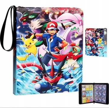 ALBUM segregator na 900 KART POKEMON z uchwytem