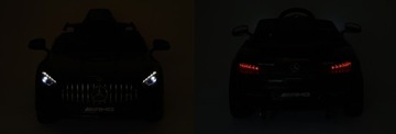 ДЕТСКИЙ АВТОМОБИЛЬ MERCEDES AMG GTR АККУМУЛЯТОРНЫЙ АВТОМОБИЛЬ С ДИСТАНЦИОННЫМ УПРАВЛЕНИЕМ КОЖАНЫЙ РАДИО