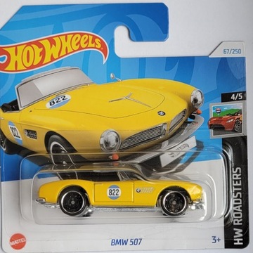 HOT WHEELS BMW 507 żółty