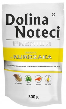 Dolina Noteci Saszetka Premium Adult Kurczak Karma Dla Psa 500g