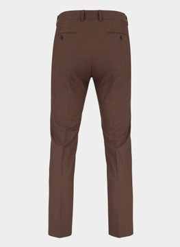 Brązowe spodnie garniturowe od Pako Lorente roz. 84/176
