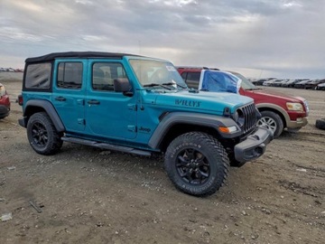 Jeep Wrangler IV 2020 Jeep Wrangler Unlimited Willys, od ubezpieczalni 2.0 Benzyna 270KM, zdjęcie 2