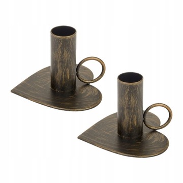 2 sztuk ?wiecznik W stylu Vintage Metal ?wiecznik