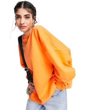 Weekday damska pomarańczowa bluza oversiz defekt S
