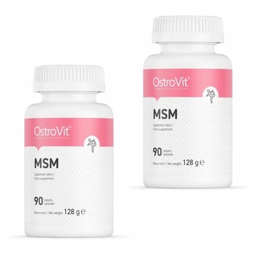 OSTROVIT 2X MSM 180t. ZDROWA SKÓRA WŁOSY PAZNOKCIE