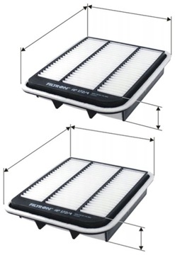 2× FILTRON AP 172/4 FILTR VZDUCHU