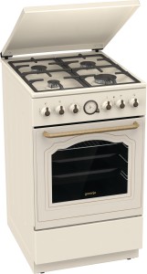 Kuchnia GORENJE GKS5B70CLI 50cm 70l Grill Retro Para Pizza Żeliwne ruszta