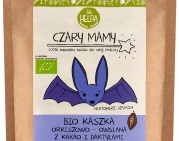 HELPA KASZKA ORKISZOWO-OWSIANA Z KAKAO I DAKTYLAMI