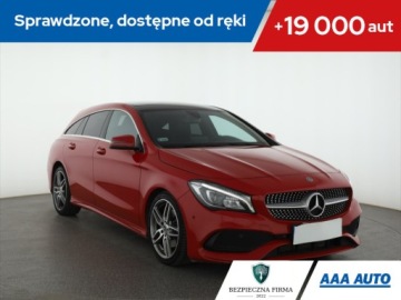 Mercedes CLA C117 Shooting Brake Facelifting 2.0 220 184KM 2018 Mercedes CLA 220 4MATIC, Salon Polska, 4X4