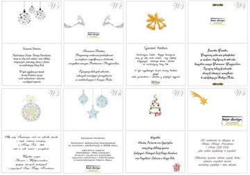 FIRMOWE BIZNESOWE KARTKI ŚWIĄTECZNE Boże Narodzenie MOTYW RELIGIJNY logo 50