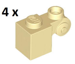 LEGO Tan Brick 1 x 1 20310 4 szt