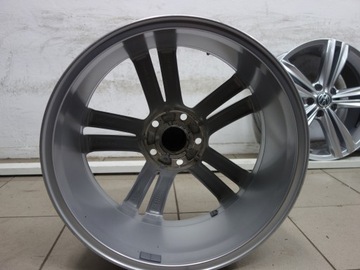 18 5X112 RÁFKY HLINÍK VW OE PASSAT TIGUAN GOLF TOURAN + TPMS JAKO NOVÉ