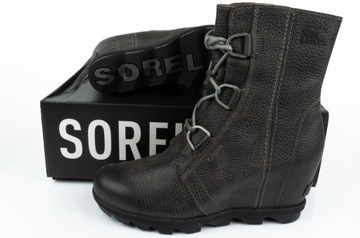 Buty damskie botki Sorel [NL3491-052] skóra