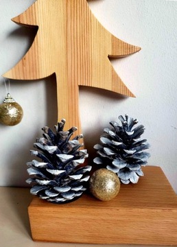 Стильный Рождественский КРЕМОВЫЙ Деревянный УКРАШЕНИЕ ЕЛКИ РОЖДЕСТВЕНСКИЕ УКРАШЕНИЯ БОЛЬШИЕ