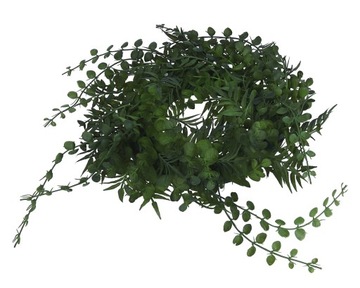 WIANEK ozdobny sztuczny ZIELONY z paproci 30 cm