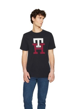 TOMMY HILFIGER KOSZULKA MĘSKA T-SHIRT GRANATOWA M