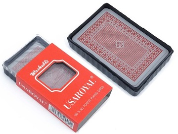 КОЛОДА ИГРОВАЛЬНЫХ КАРТ ПОКЕРА 54, С ПЛАСТИКОВЫМ ПОКРЫТИЕМ