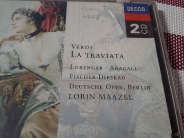 Verdi Traviata 2CD DECCA Lorengar Aragall Maazel