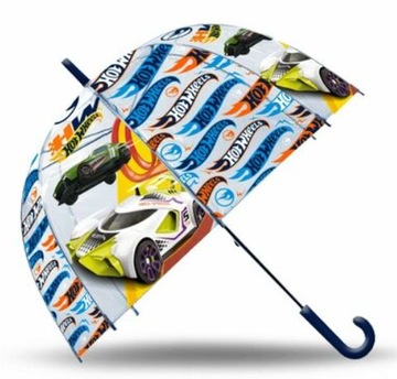 Parasol Parasolka Hot Wheels Przeźroczysta dla Dzieci Duża Manualna