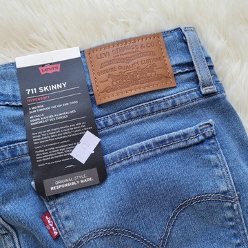 rurki LEVI'S 711 Skinny W27 L32 27x32 PREMIUM