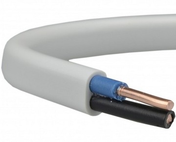Przewód płaski, elektryczny YDYp 450/750V 2x1 mm2 (50 m)