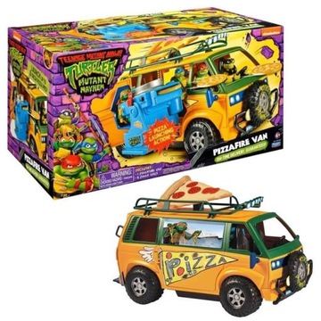 TMNT PIZZAFIRE wojownicze Żółwie Ninja Chaos Furgonetka VAN PIZZA 83468
