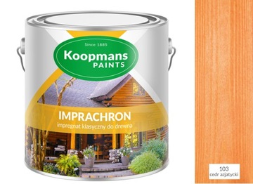 Koopmans IMPRACHRON IMPREGNAT klasyczny do drewna 2,5 l 103 Cedr azjatycki