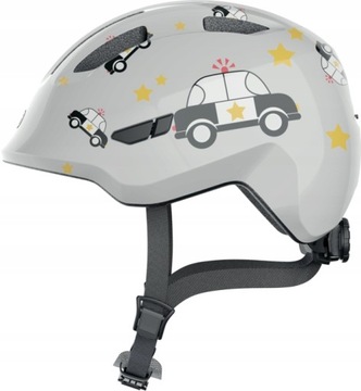 Kask dziecięcy ABUS KIDS SMILEY 3.0 grey police - M