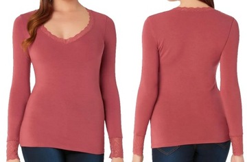 INTIMISSIMI bluzka top z modalu i koronki S/36