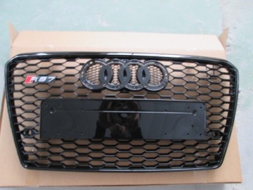 Audi A7 2012-2015 Решетка радиатора, RS7 Черный узор