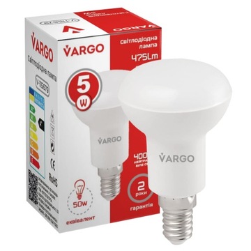 LED Żarówka VARGO R39 5W E14 4000K (V-115679)