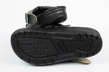 Šľapky dreváky lekárske topánky Abeba koža [8330]