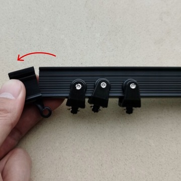 ПОТОЛОЧНЫЙ ШТОР, КРЕПЛЕНИЕ НА ПОТОЛОК, 5М