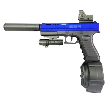 Zabawkowy pistolet samopowtarzalny glock z elektryczną kulą wodną