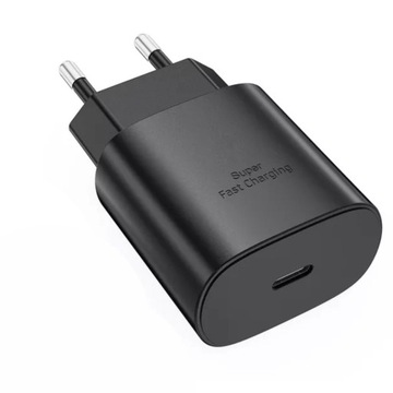 Быстрое зарядное устройство для телефона 25 Вт USB-C ДЛЯ Note Galaxy + КАБЕЛЬ QC 1 М