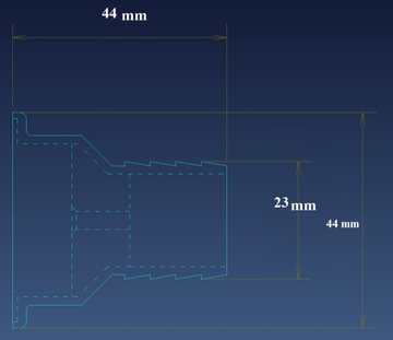 Слив под раковину для душевого поддона, прямой сифон, пробка 25 мм.